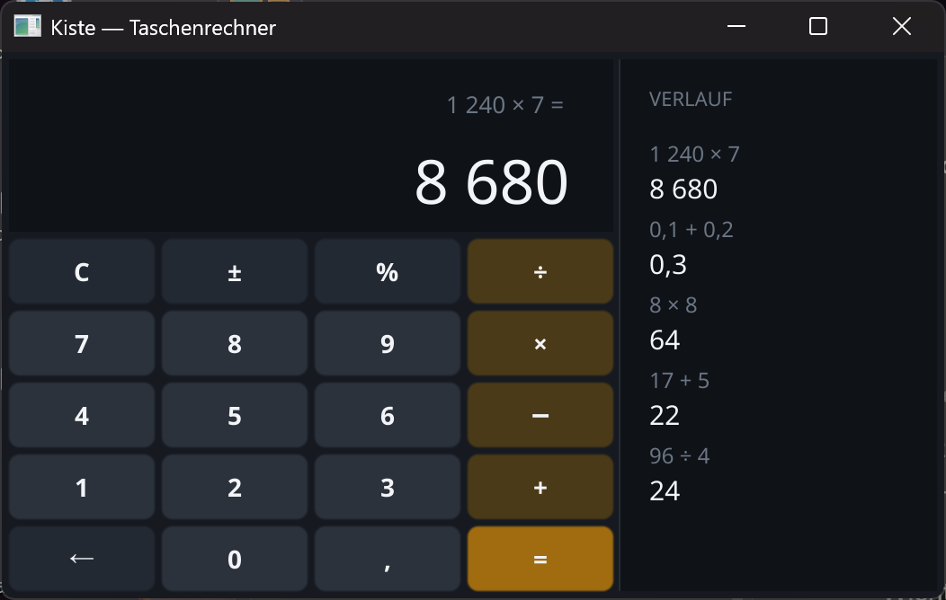 Taschenrechner
